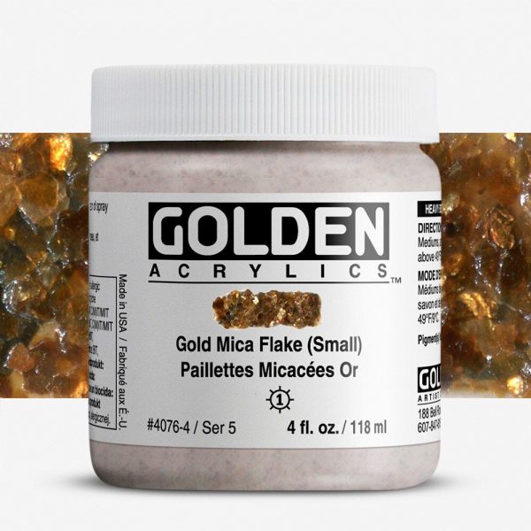 Golden - Heavy Body Iridescent - Acrylverf - Pot 119Ml - Goud (Fijn)