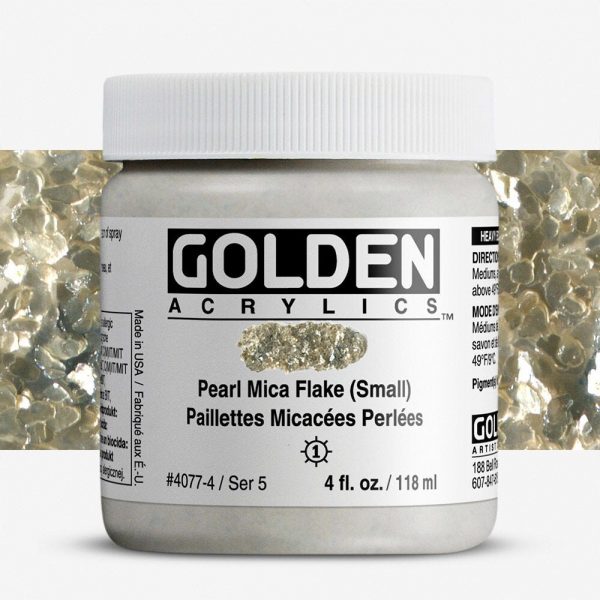 Golden - Heavy Body Iridescent - Acrylverf - Pot 119Ml - Parelmoer (Fijn)