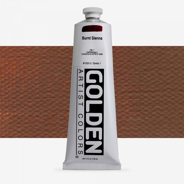 Golden - Heavy Body - Acrylverf - Tube 150Ml - Serie 1 - Sienna Gebrand