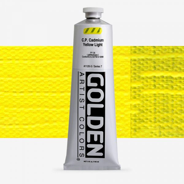 Golden - Heavy Body - Acrylverf - Tube 150Ml - Serie 7 - Cadmiumgeel Licht