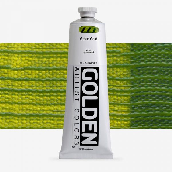 Golden - Heavy Body - Acrylverf - Tube 150Ml - Serie 7 - Groengoud