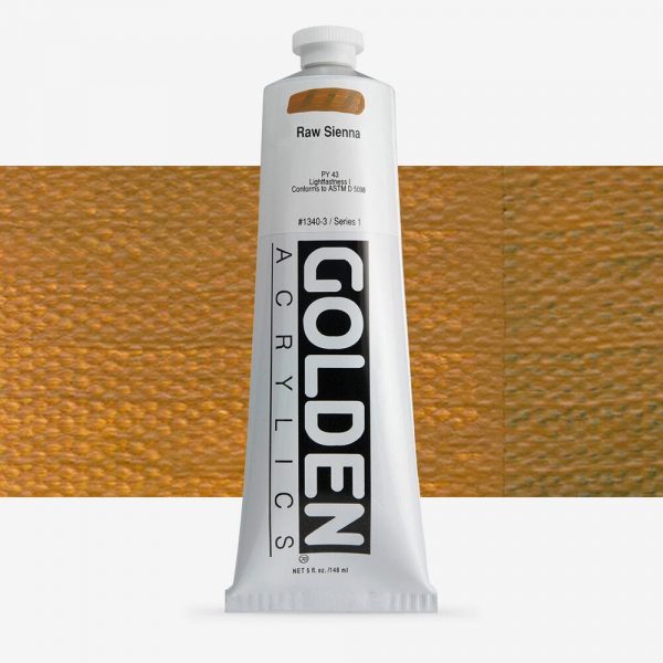 Golden - Heavy Body - Acrylverf - Tube 150Ml - Serie 1 - Sienna Naturel