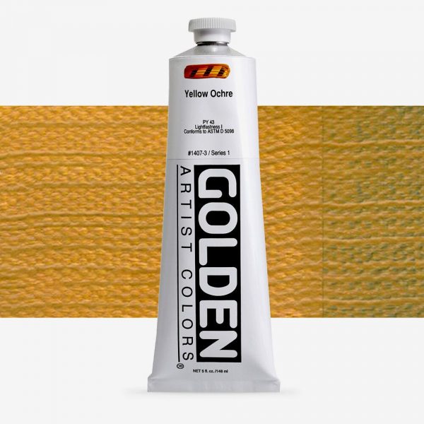 Golden - Heavy Body - Acrylverf - Tube 150Ml - Serie 1 - Gele Oker