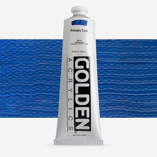 Golden - Heavy Body - Acrylverf - Tube 150Ml - Serie 2 - Primair Cyaan