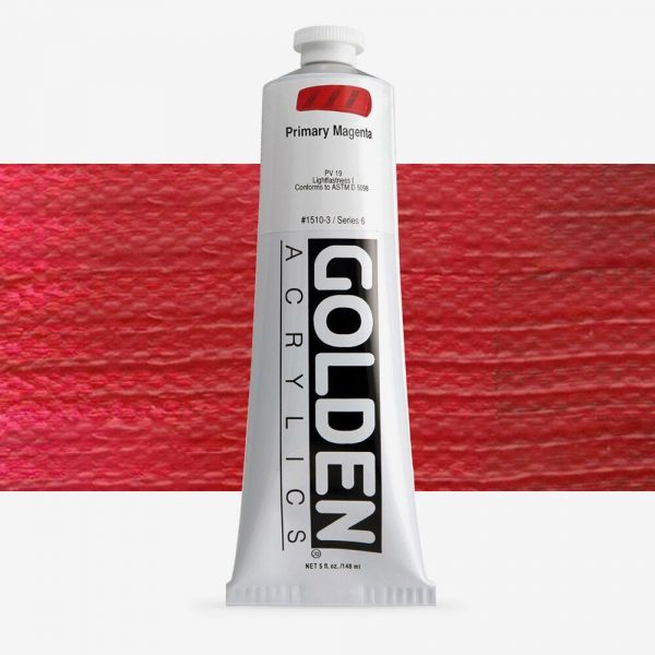 Golden - Heavy Body - Acrylverf - Tube 150Ml - Serie 6 - Primair Magenta