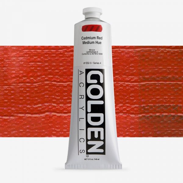 Golden - Heavy Body - Acrylverf - Tube 150Ml - Serie 4 - Cadmiumrood Middel Imit.