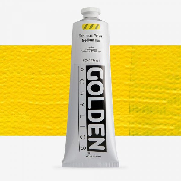 Golden - Heavy Body - Acrylverf - Tube 150Ml - Serie 4 - Cadmiumgeel Middel Imit.