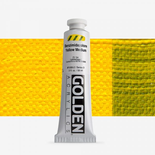 Golden - Heavy Body - Acrylverf - Tube 60Ml - Serie 3 - Benzimidazool Geel Medium