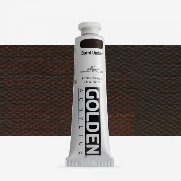 Golden - Heavy Body - Acrylverf - Tube 60Ml - Serie 1 - Omber Gebrand