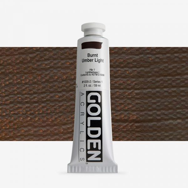 Golden - Heavy Body - Acrylverf - Tube 60Ml - Serie 1 - Omber Gebrand Licht