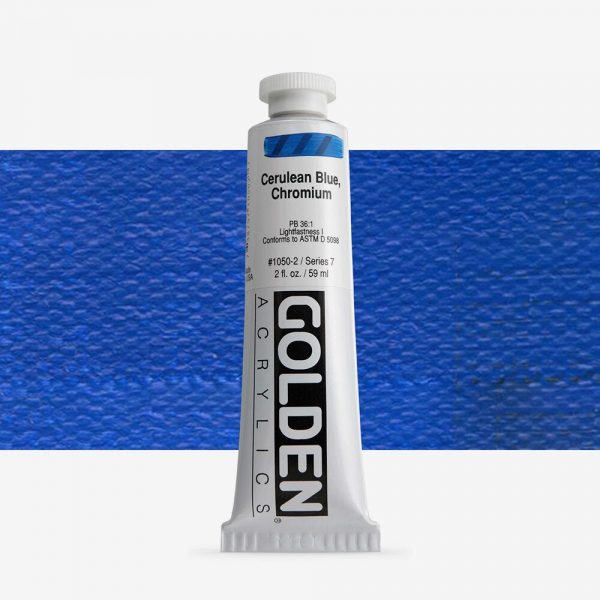 Golden - Heavy Body - Acrylverf - Tube 60Ml - Serie 7 - Ceruleumblauw Chroom