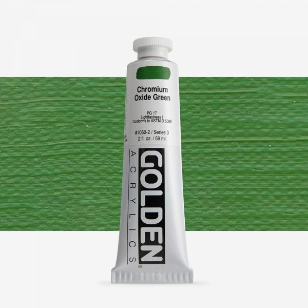 Golden - Heavy Body - Acrylverf - Tube 60Ml - Serie 3 - Chroomoxydgroen