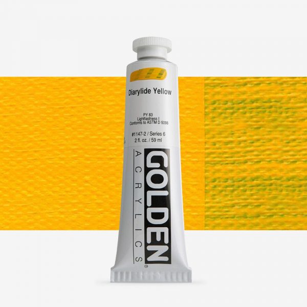 Golden - Heavy Body - Acrylverf - Tube 60Ml - Serie 6 - Diarylidegeel