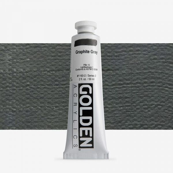 Golden - Heavy Body - Acrylverf - Tube 60Ml - Serie 2 - Grafietgrijs