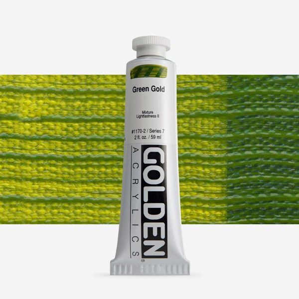 Golden - Heavy Body - Acrylverf - Tube 60Ml - Serie 7 - Groengoud