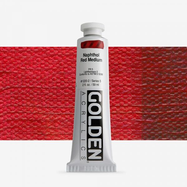 Golden - Heavy Body - Acrylverf - Tube 60Ml - Serie 5 - Naftolrood Middel