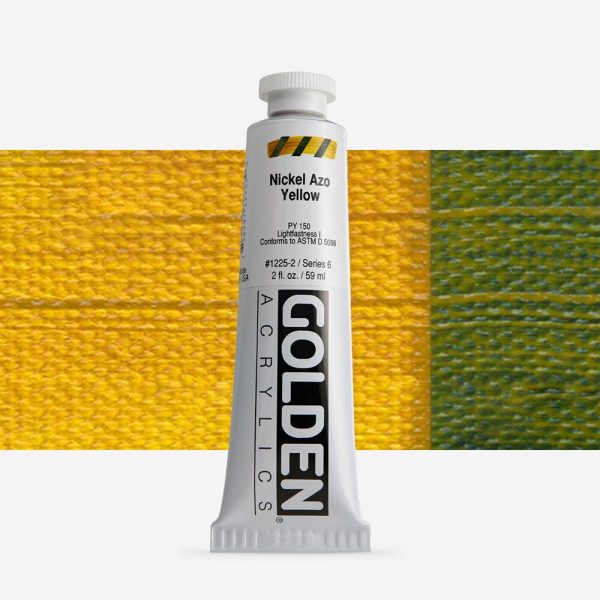 Golden - Heavy Body - Acrylverf - Tube 60Ml - Serie 6 - Nikkel Azo Geel