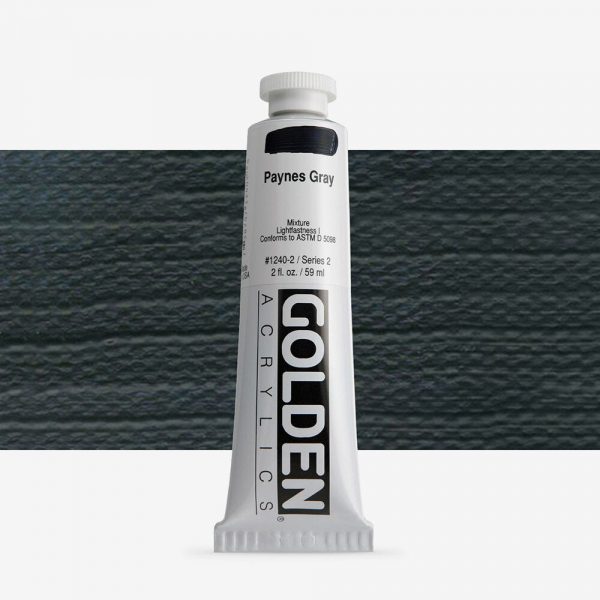 Golden - Heavy Body - Acrylverf - Tube 60Ml - Serie 2 - Paynesgrijs