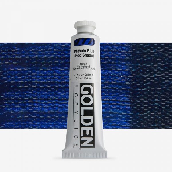 Golden - Heavy Body - Acrylverf - Tube 60Ml - Serie 4 - Phtaloblauw Roodachtig