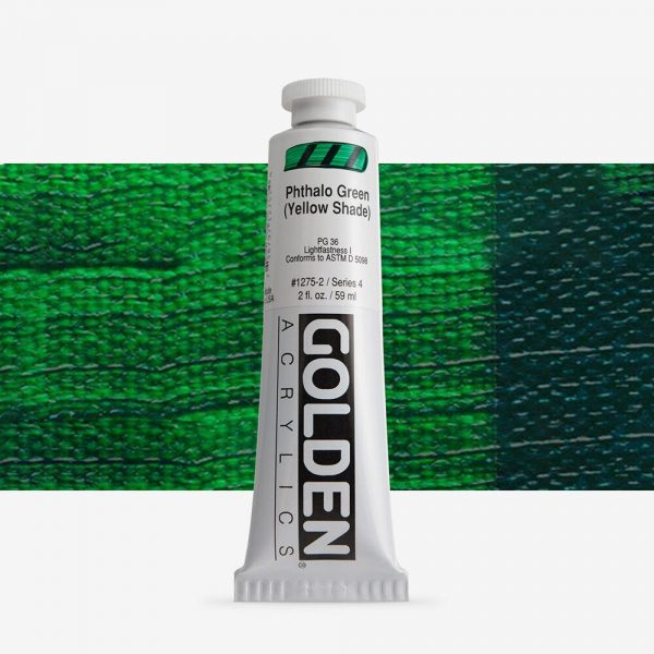 Golden - Heavy Body - Acrylverf - Tube 60Ml - Serie 4 - Phtalogroen Geelachtig