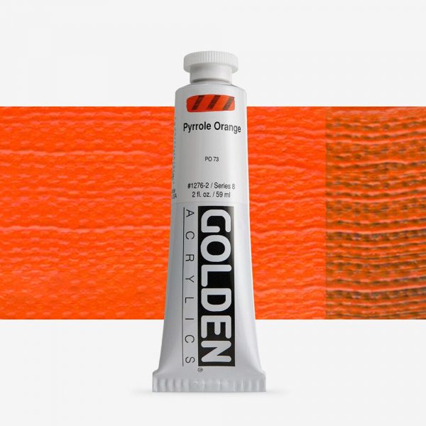 Golden - Heavy Body - Acrylverf - Tube 60Ml - Serie 8 - Pyrrooloranje