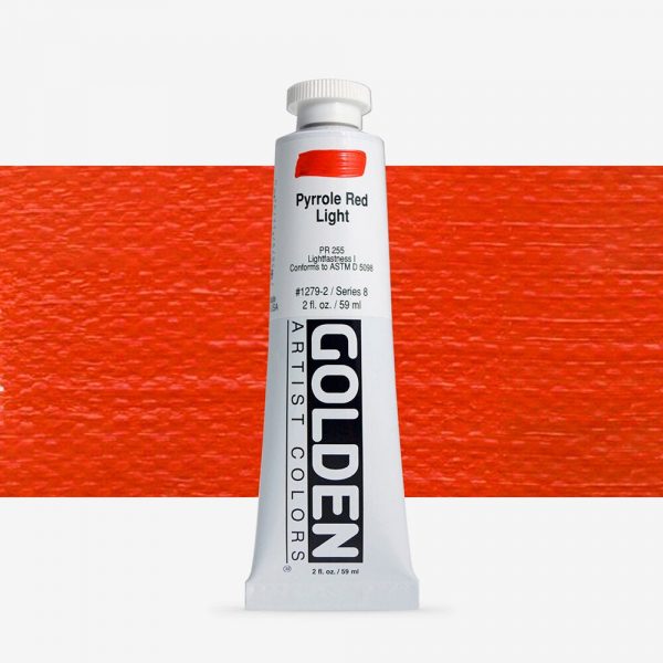 Golden - Heavy Body - Acrylverf - Tube 60Ml - Serie 8 - Pyrroolrood Licht