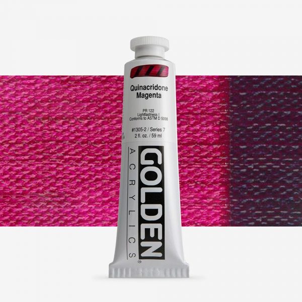 Golden - Heavy Body - Acrylverf - Tube 60Ml - Serie 7 - Quinacridone Magenta