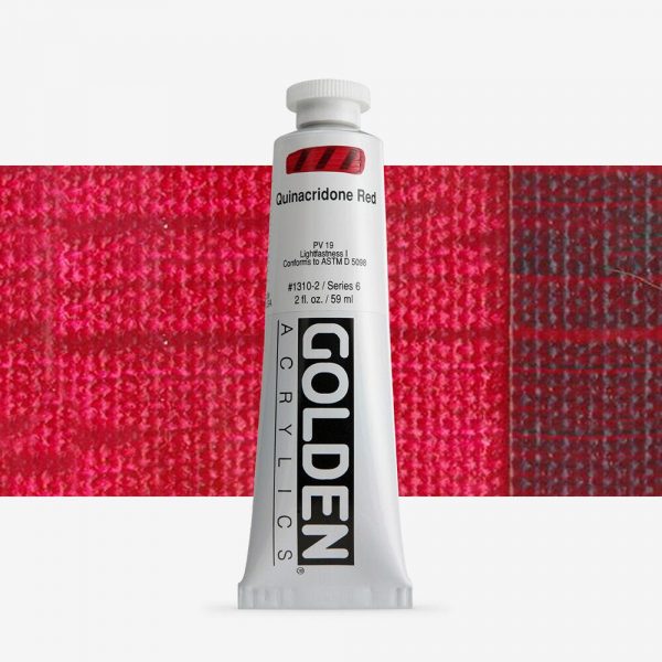 Golden - Heavy Body - Acrylverf - Tube 60Ml - Serie 6 - Quinacridone Rood