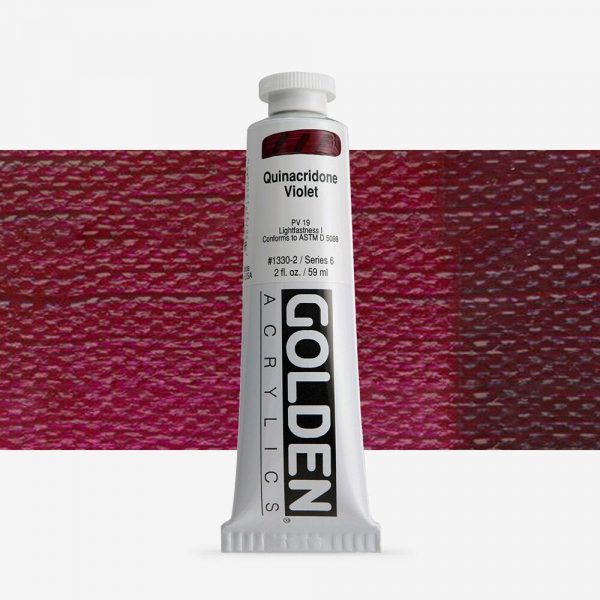 Golden - Heavy Body - Acrylverf - Tube 60Ml - Serie 6 - Quinacridone Violet