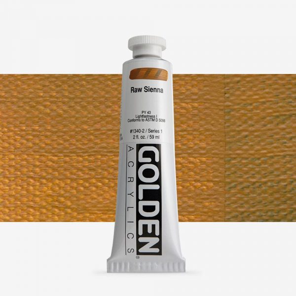 Golden - Heavy Body - Acrylverf - Tube 60Ml - Serie 1 - Sienna Naturel