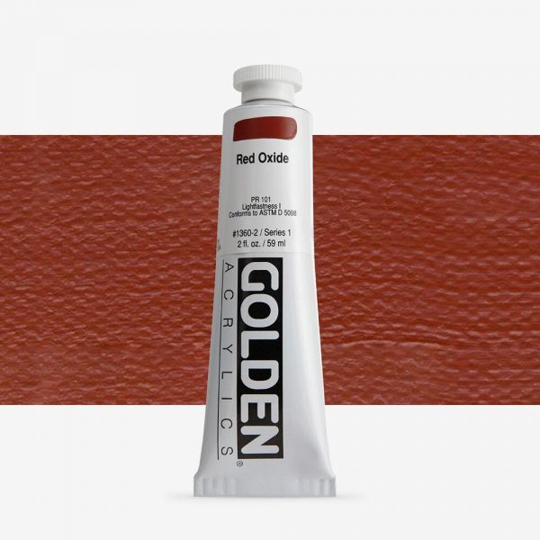 Golden - Heavy Body - Acrylverf - Tube 60Ml - Serie 1 - Oxydrood