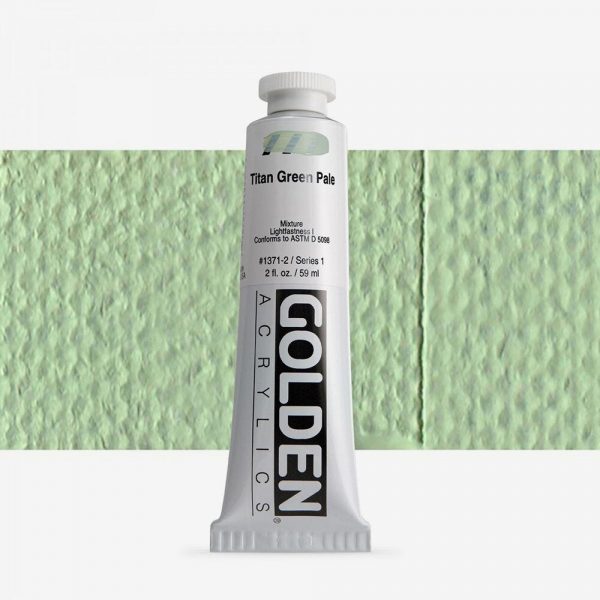 Golden - Heavy Body - Acrylverf - Tube 60Ml - Serie 1 - Titaangroen Bleek