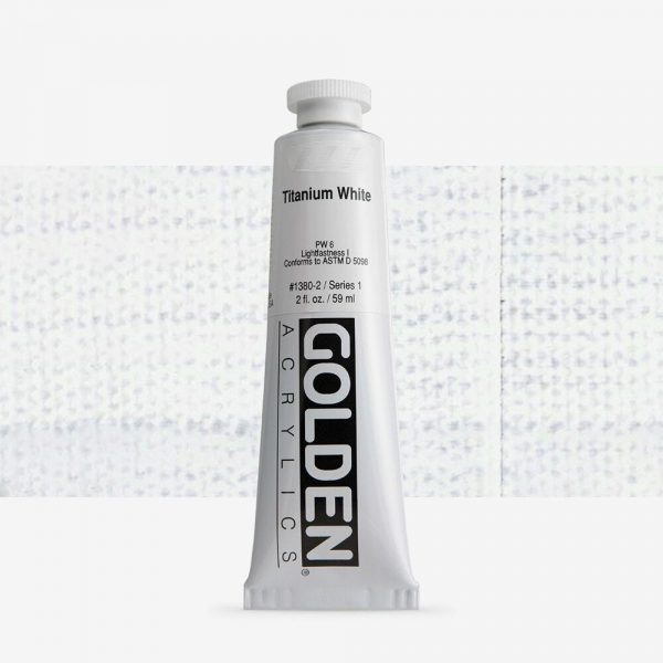 Golden - Heavy Body - Acrylverf - Tube 60Ml - Serie 1 - Titaanwit