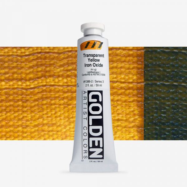 Golden - Heavy Body - Acrylverf - Tube 60Ml - Serie 3 - Ijzeroxydgeel Transparant