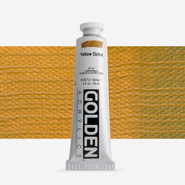 Golden - Heavy Body - Acrylverf - Tube 60Ml - Serie 1 - Gele Oker