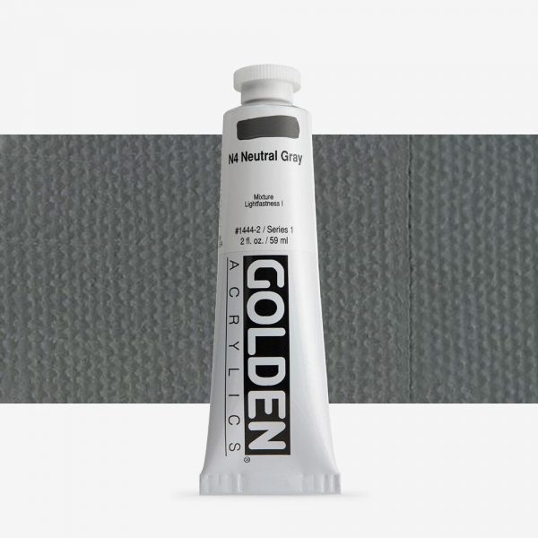 Golden - Heavy Body - Acrylverf - Tube 60Ml - Serie 1 - Neutraalgrijs 4