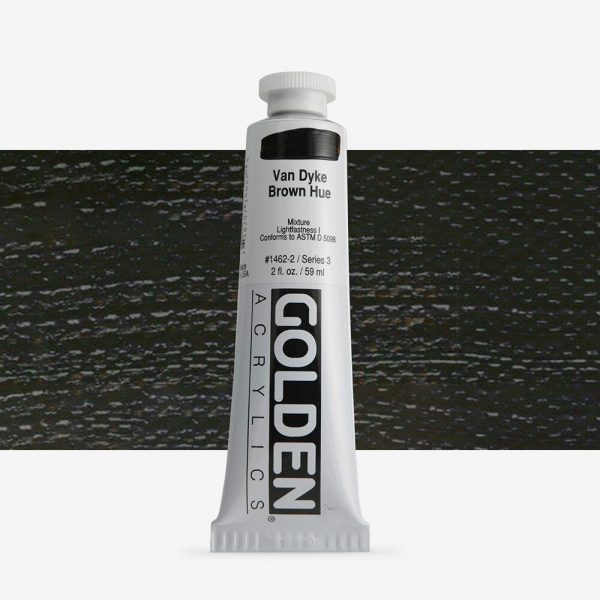 Golden - Heavy Body - Acrylverf - Tube 60Ml - Serie 3 - H - Van Dijckbruin Imit.