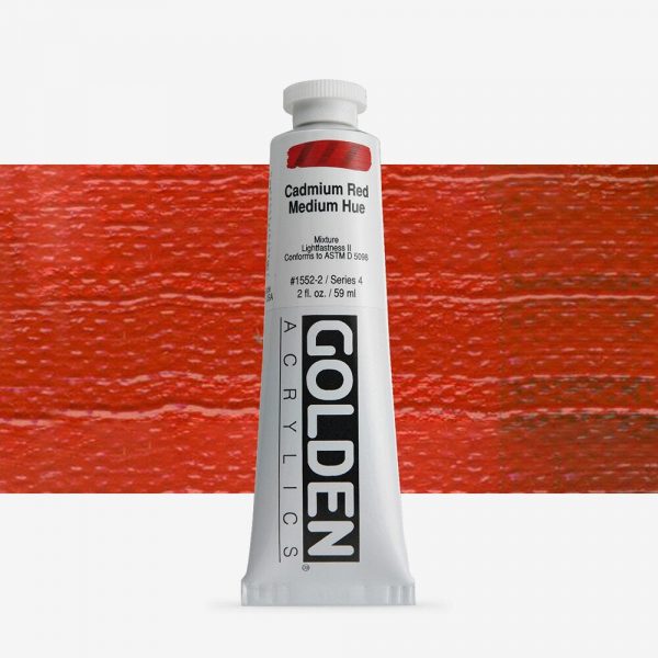 Golden - Heavy Body - Acrylverf - Tube 60Ml - Serie 4 - Cadmiumrood Middel Imit.