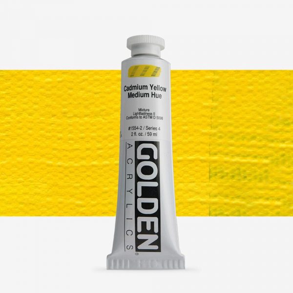 Golden - Heavy Body - Acrylverf - Tube 60Ml - Serie 4 - Cadmiumgeel Middel Imit.