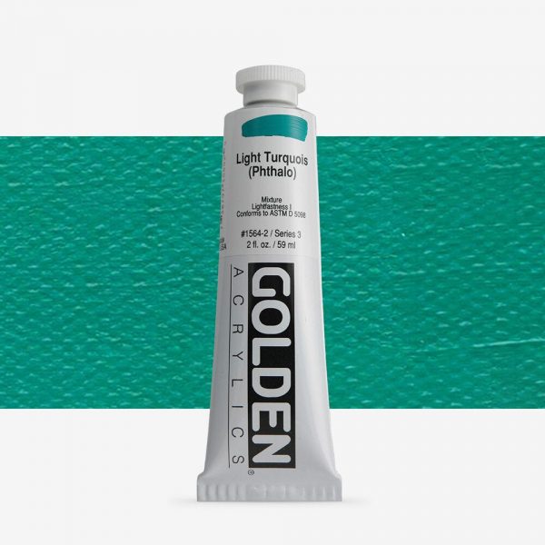 Golden - Heavy Body - Acrylverf - Tube 60Ml - Serie 3 - Turkoois Licht (Phtalo)