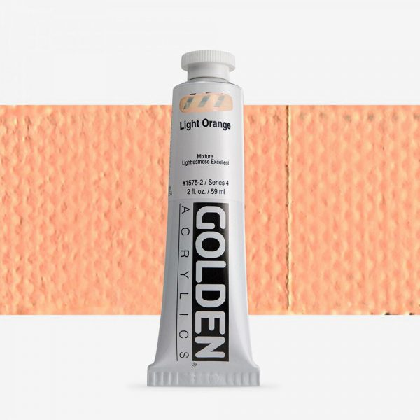 Golden - Heavy Body - Acrylverf - Tube 60Ml - Serie 4 - Lichtoranje