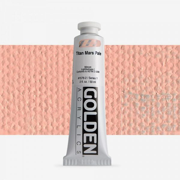 Golden - Heavy Body - Acrylverf - Tube 60Ml - Serie 1 - Titaanmars Bleek