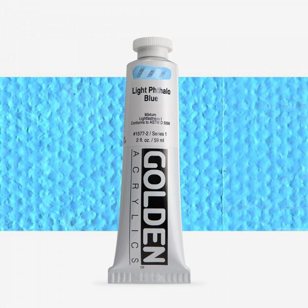 Golden - Heavy Body - Acrylverf - Tube 60Ml - Serie 1 - Phtaloblauw Licht