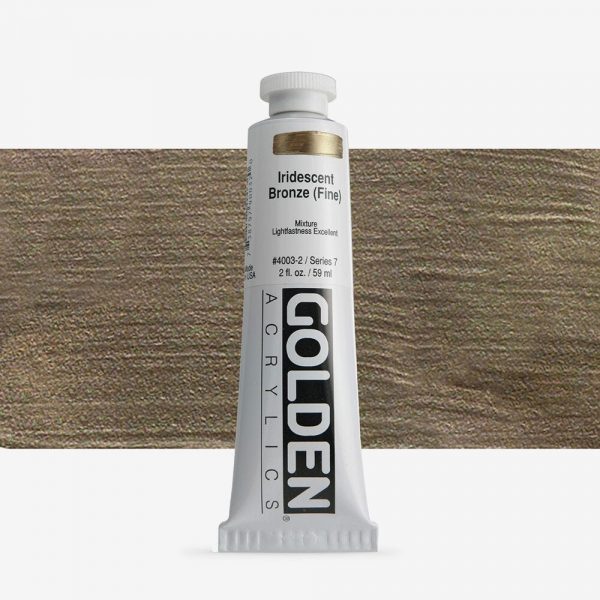 Golden - Heavy Body Iridescent - Acrylverf - Tube 60Ml - Serie 7 - Iris. Brons (Fijn)