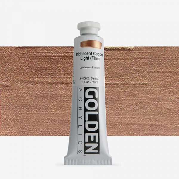 Golden - Heavy Body Iridescent - Acrylverf - Tube 60Ml - Serie 7 - Iris. Koper Licht (Fijn)