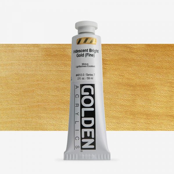 Golden - Heavy Body Iridescent - Acrylverf - Tube 60Ml - Serie 7 - Iris. Goud Licht (Fijn)