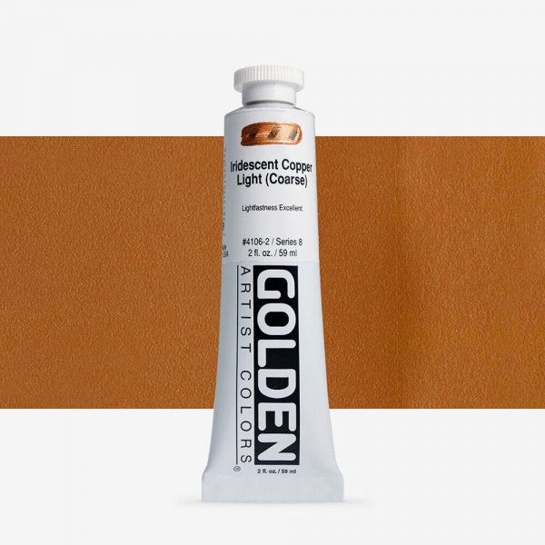 Golden - Heavy Body Iridescent - Acrylverf - Tube 60Ml - Serie 8 - Iris. Koper Licht (Grof)