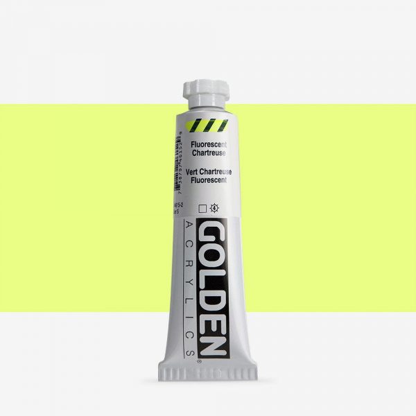 Golden - Heavy Body Fluo - Acrylverf - Tube 60Ml - Serie 5 - Fluo Chartreuse