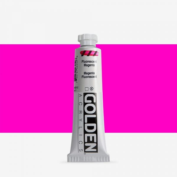 Golden - Heavy Body Fluo - Acrylverf - Tube 60Ml - Serie 5 - Fluo Magenta