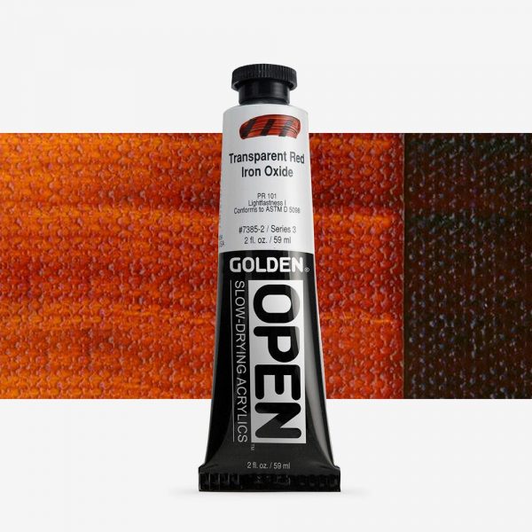 Golden - Acrylverf - Tube 60Ml - Serie 3 - Ijzeroxyderood Transparant